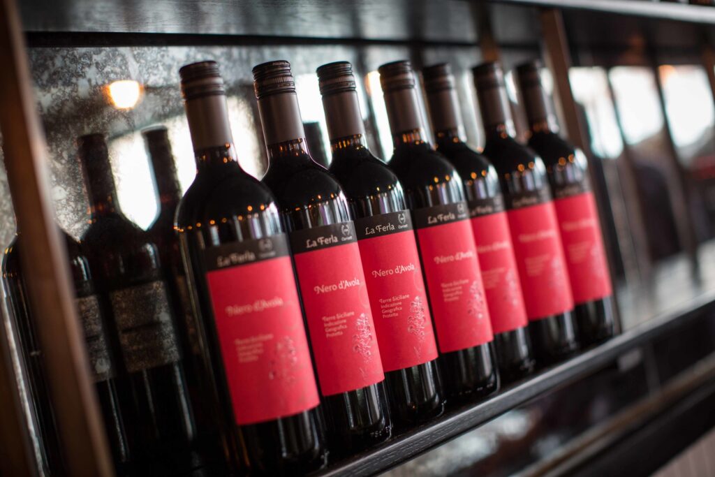 Their Italian wine collection Pizza pleases in dublin